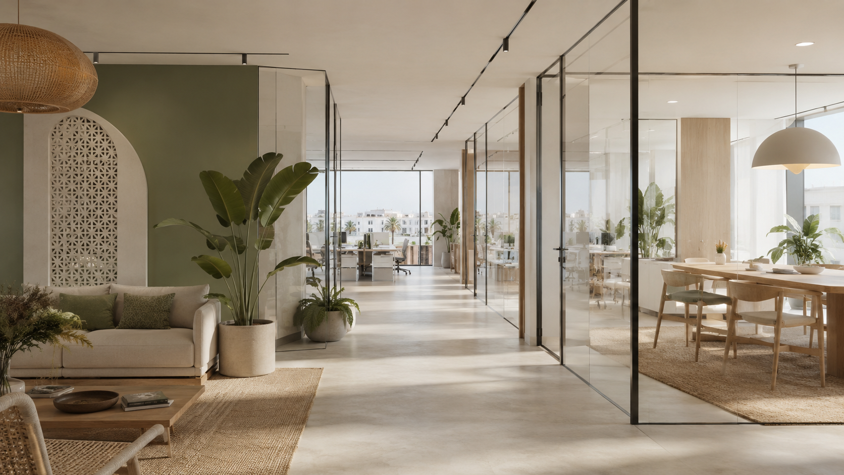 Aperçu conceptuel d’un espace aménagé